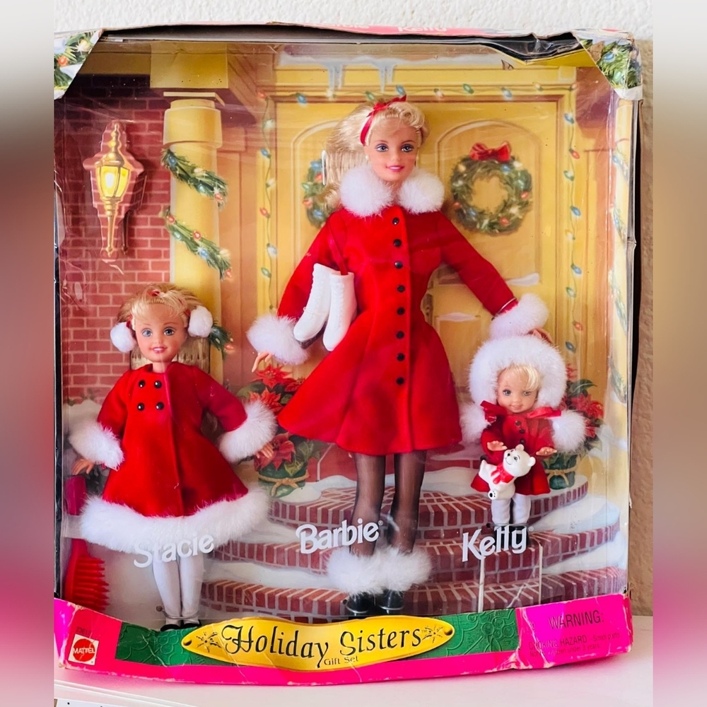 90s Vintage Holiday Sister Lot Vintage Barbie Stacie Kelly Doll - Picture 4 of 11